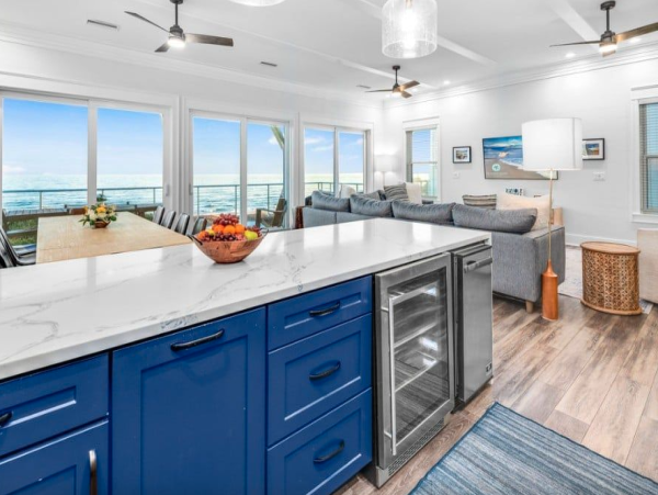 Elegant Beachfront Escape with Private Pool & Gulf Views in St. George Island Hot Tub Beach